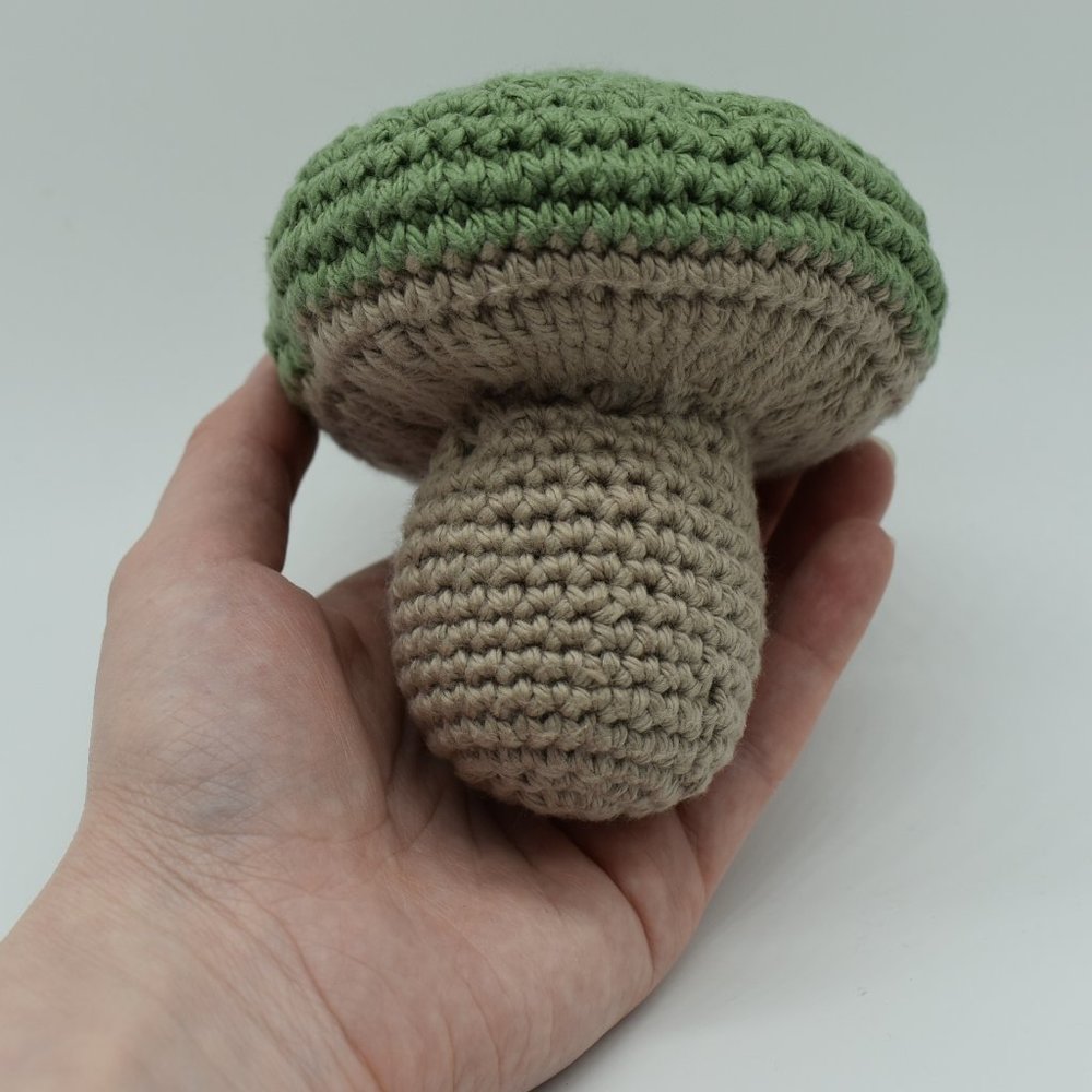 Handcrafted Crochet Plush Mushroom